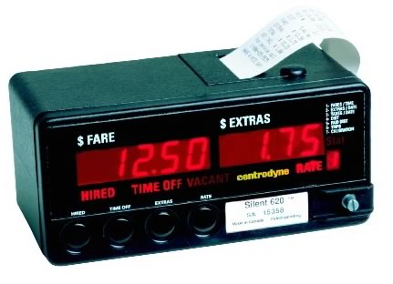 Photo of a Centodyne taximeter