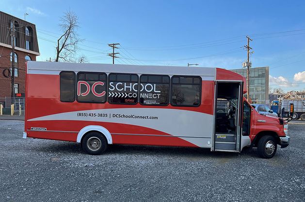 Photo of DC School Connect bus