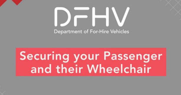 Image for securing your passenger and their wheelchair. 